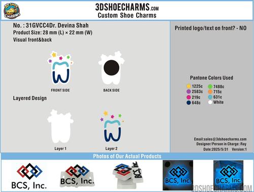 CUSTOM SHOE CHARMS-31CC4Dr. Devina Shah250531