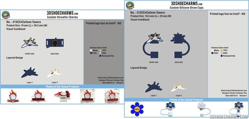 CUSTOM versatile Shoe Charms and Silicone Straw Toppers-31CC4Colleen Towers250621