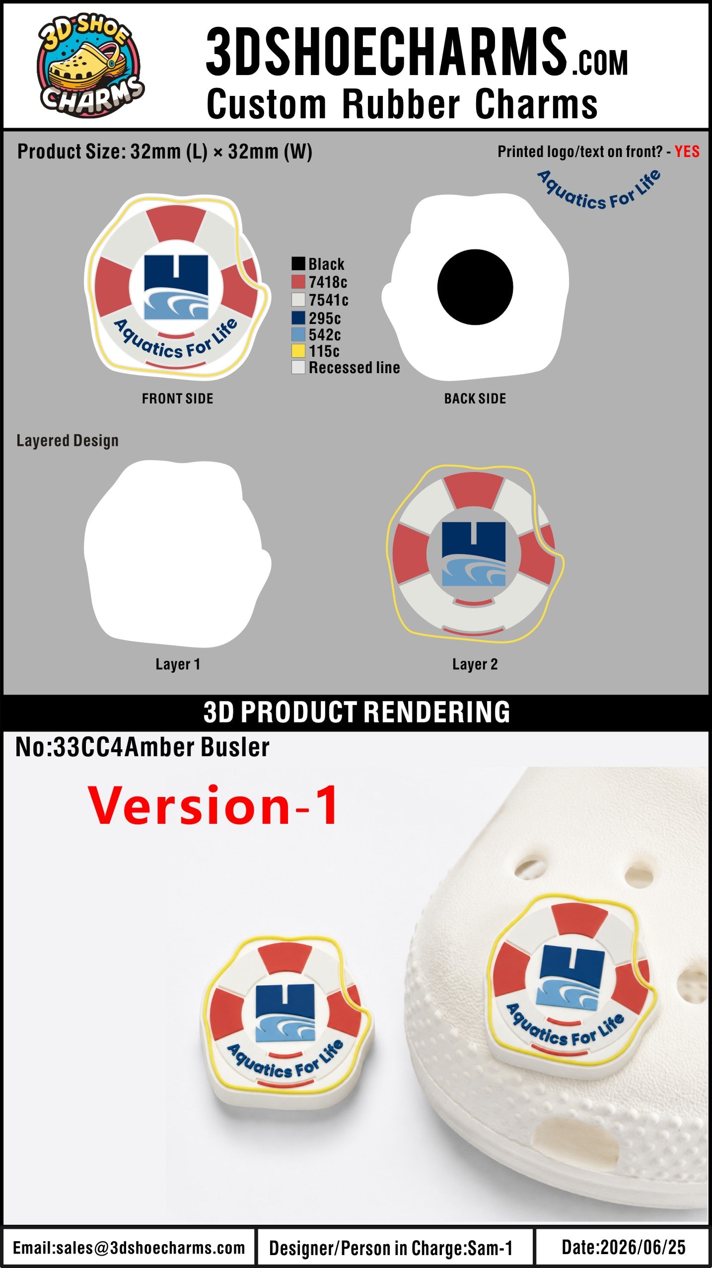 Custom Rubber Clog Charms - 20250626- 33