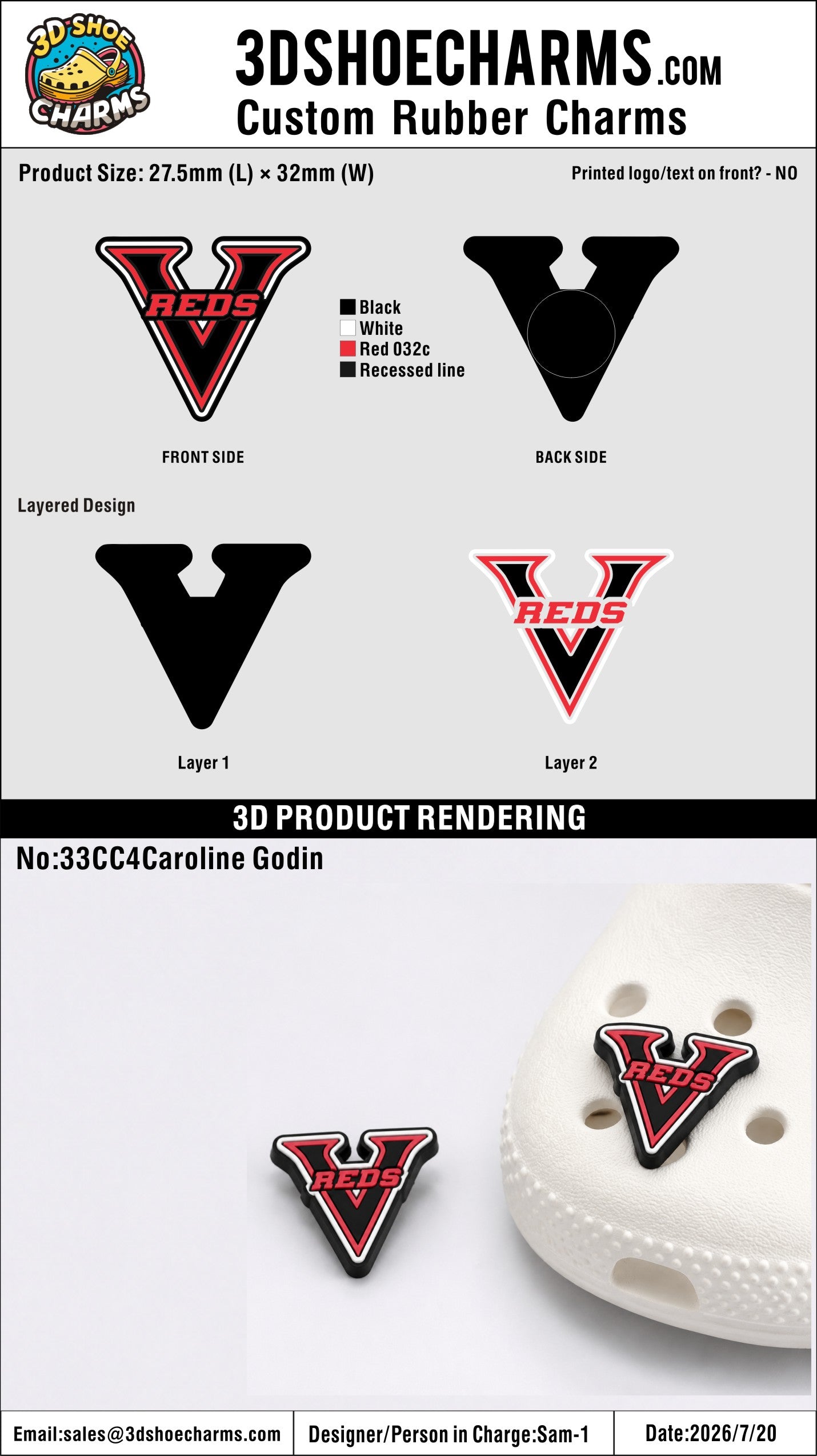 Custom Rubber Clog Charms - 20260803 - 33