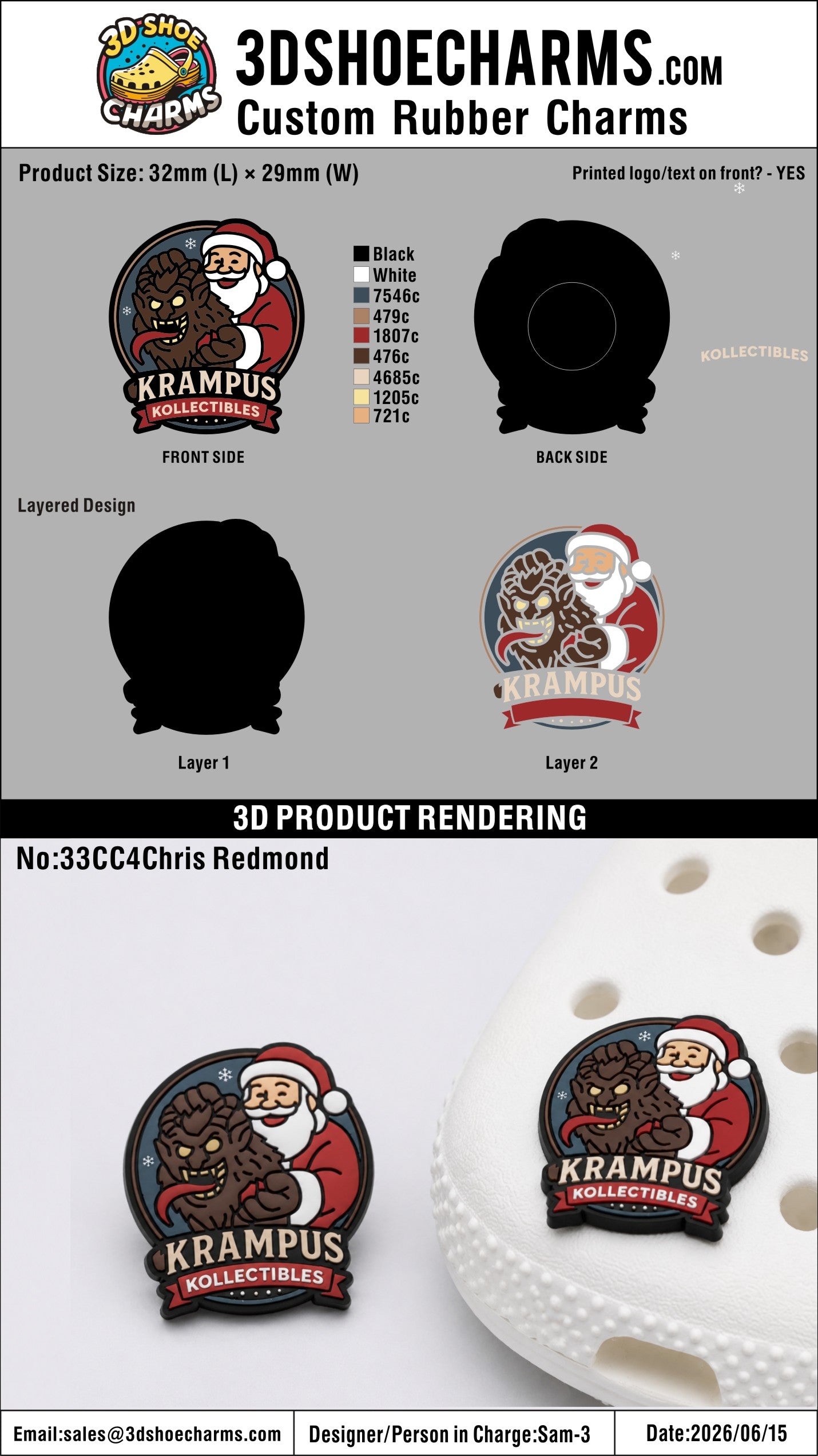 Custom Rubber Clog Charms - 20260701 - 33