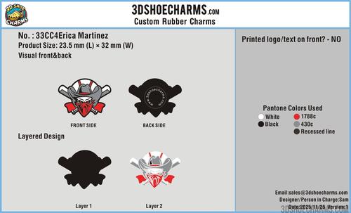 Custom Rubber Clog Charms - 33CC4Erica Martinez251125
