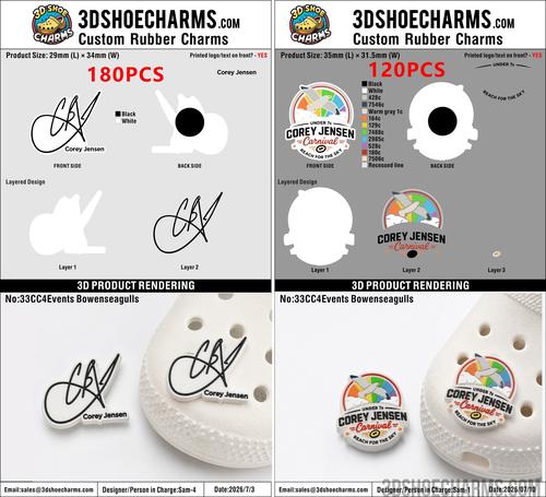 Custom Rubber Clog Charms - 20260715 - 33