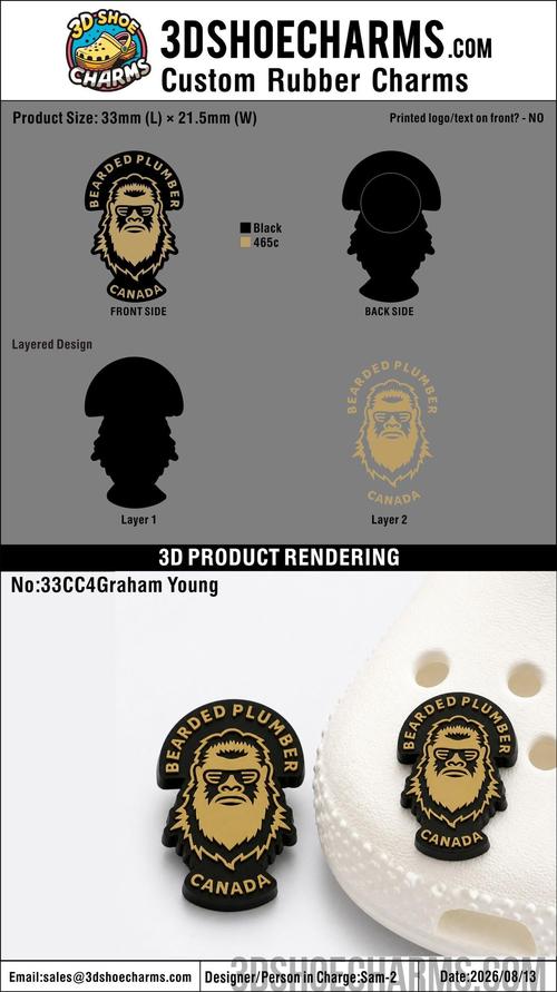 Custom Rubber Clog Charms-260827-33