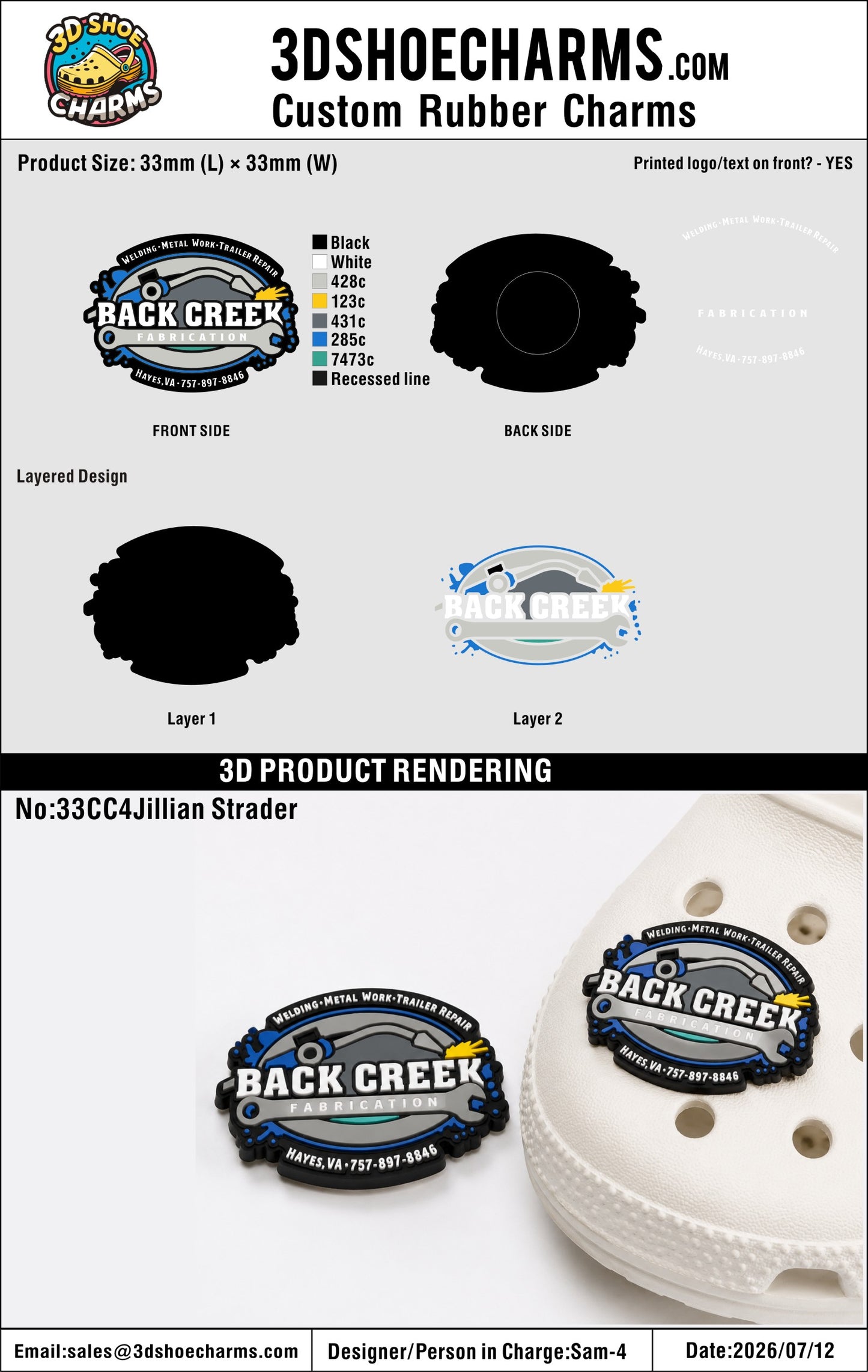 Custom Rubber Clog Charms - 20260723 - 33