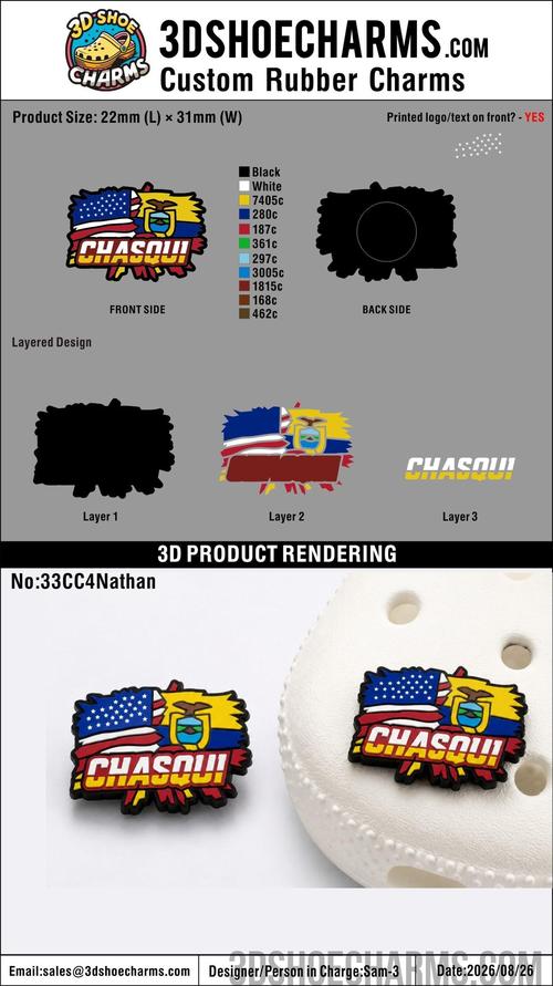 Custom Rubber Clog Charms-260828-33