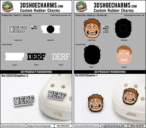 Custom Rubber Clog Charms - 20260709 - 33