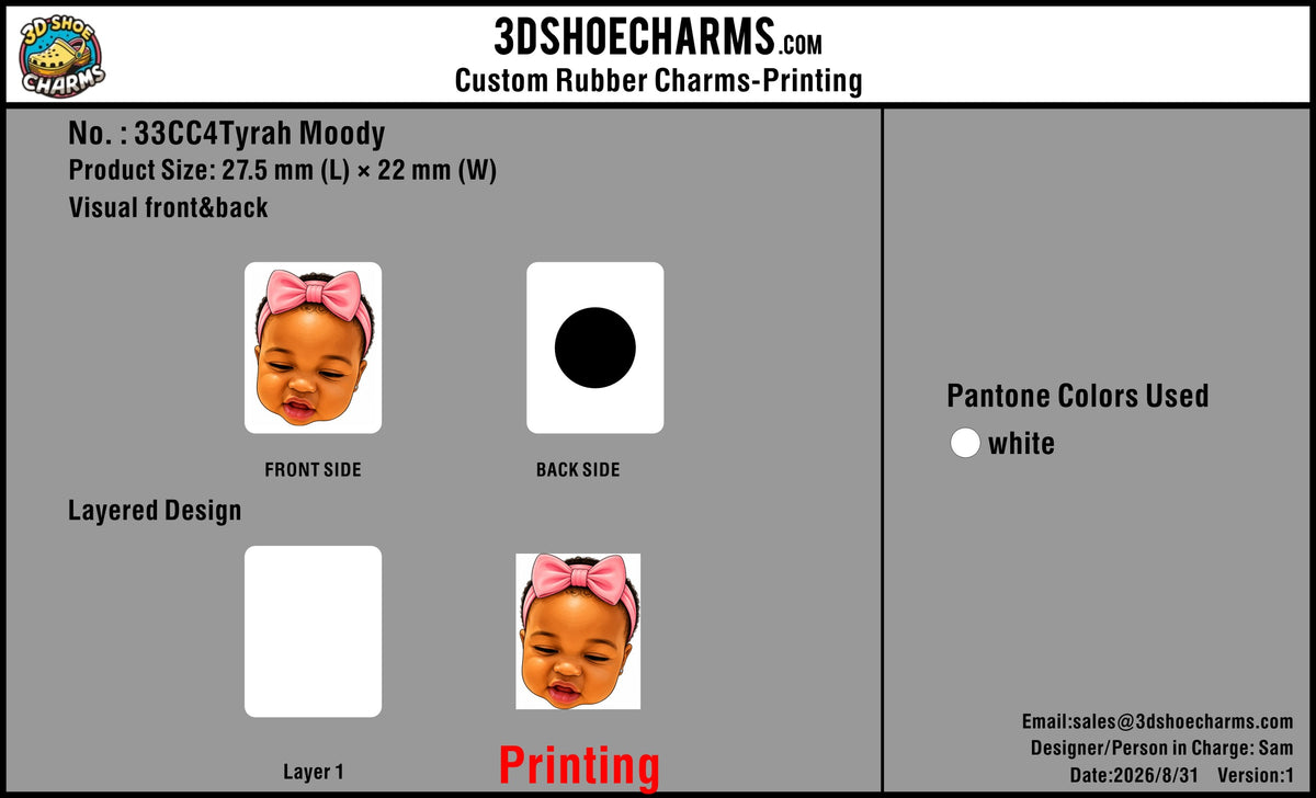 Custom Rubber Clog Charms -Printing -20260904-33
