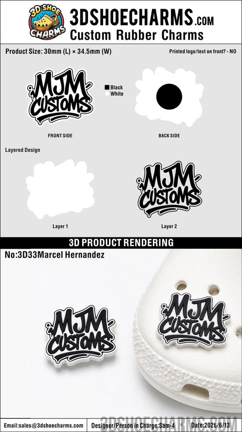 Custom Rubber Clog Charms - 20260630 - 33
