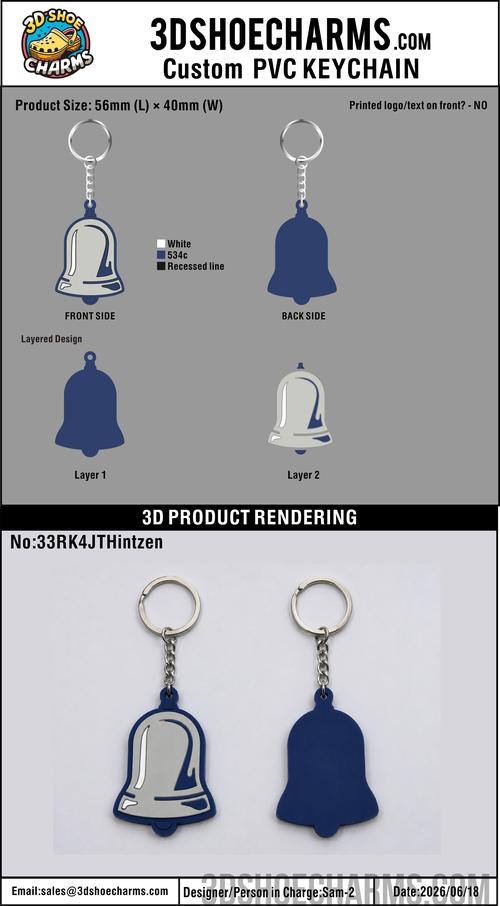 Custom 3D Rubber Keychains - 20260624 - 33