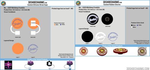 Custom Rubber Clog Charms&Custom Silicone Straw Toppers - 33ST4Brittney Franklin2511119