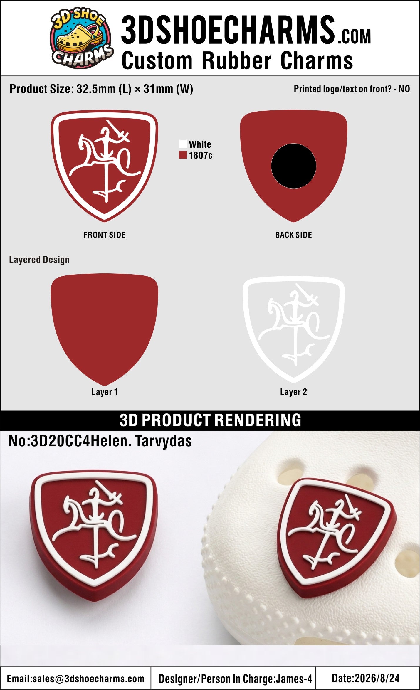 Custom Rubber Clog Charms - 20260828-20