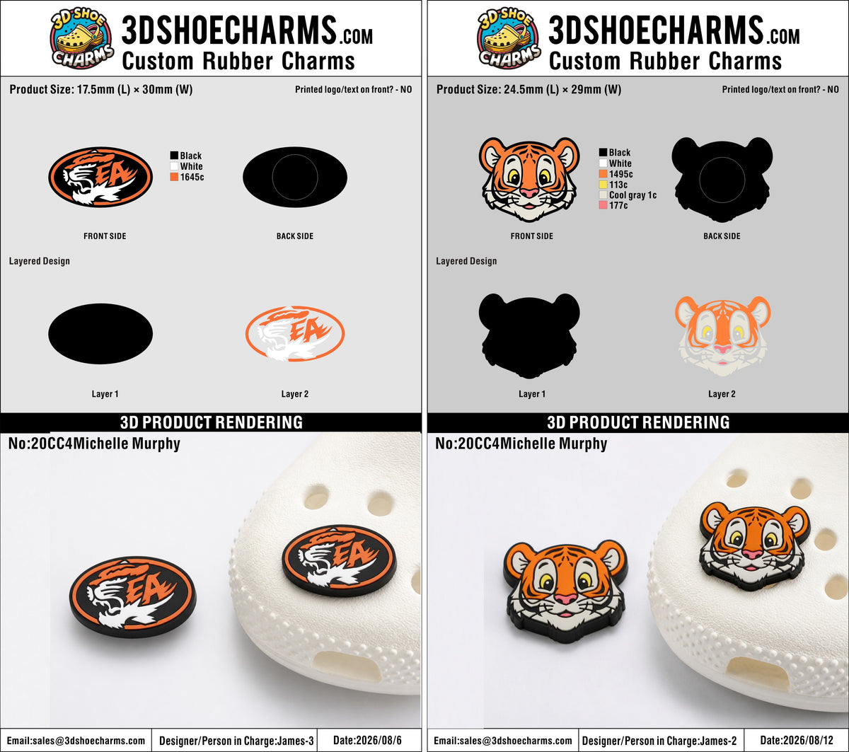 Custom Rubber Clog Charms - 20260914-20