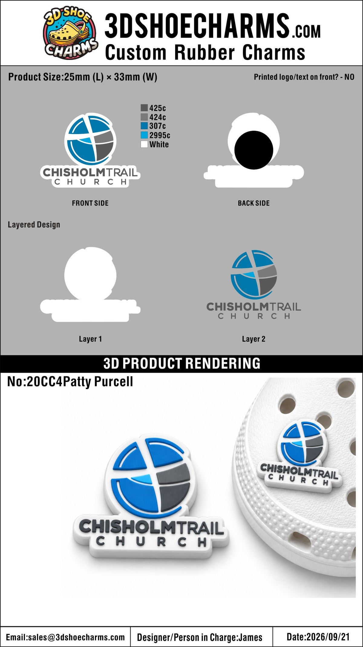 Custom Rubber Clog Charms - 20260921-20