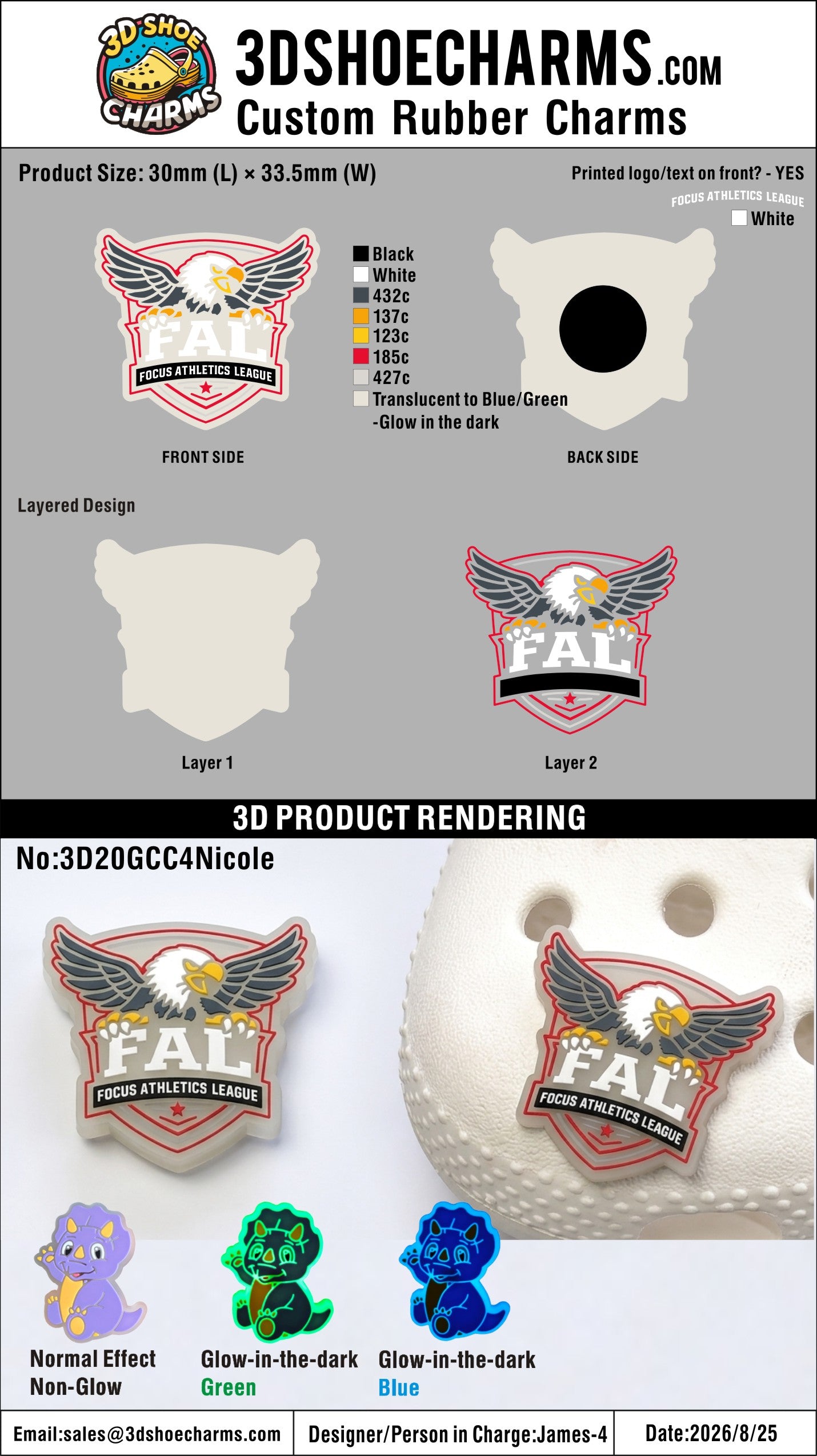 Custom Rubber Clog Charms - 20260904-20