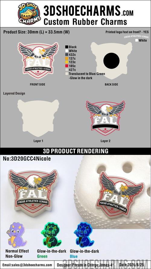 Custom Rubber Clog Charms - 20260904-20