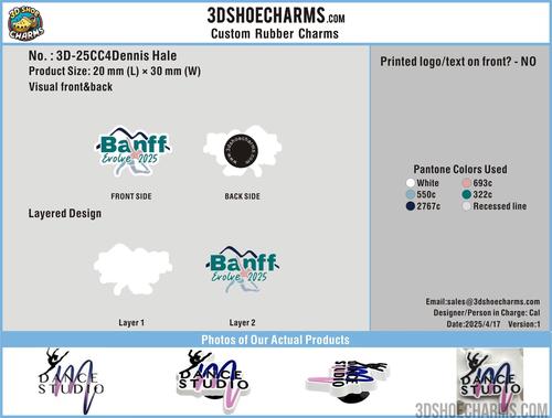 Rubber Clog Charms-3D-25CC4Dennis Hale250416