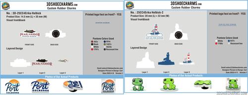 Custom Rubber Clog Charms-3D-25CC4Erika Helbick250408