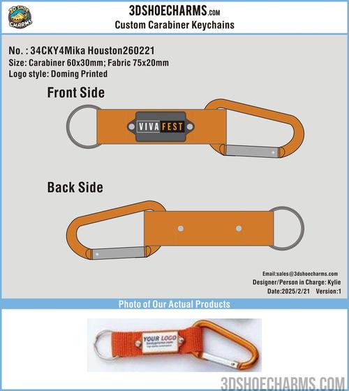 #34-Carabiner Keychain/Mika Houston260221