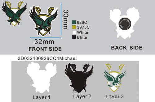 03-CUSTOM CLOG CHARMS -3D032400926CC4Michael