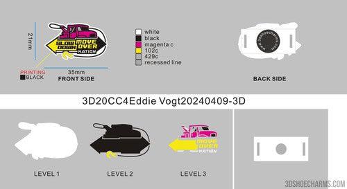 CUSTOM SHOE CHARMS -20CC4Eddie Vogt