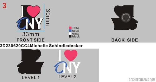 CUSTOM CLOG CHARMS - REGULAR - 3D230620CC4Michelle Schindledecker10