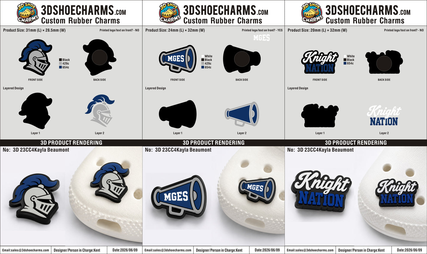 Custom Rubber Clog Charms-2020614-23
