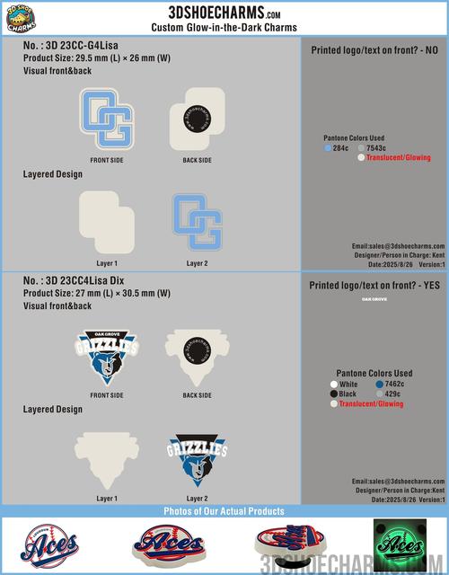 Custom Glow-in-the-Dark Clog Charms-23CC4Lisa Dix250826