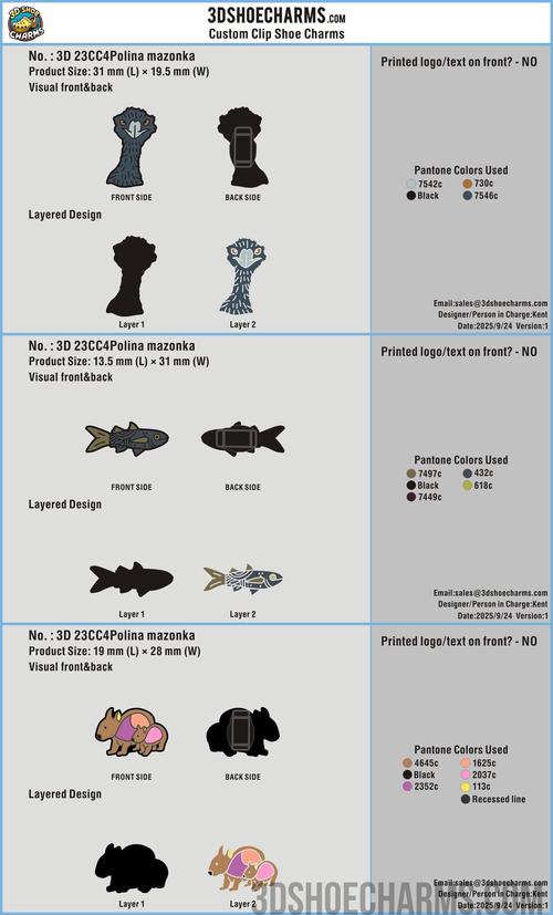 CUSTOM CLIP SHOE CHARMS-23CC4Polina mazonka250924-RE