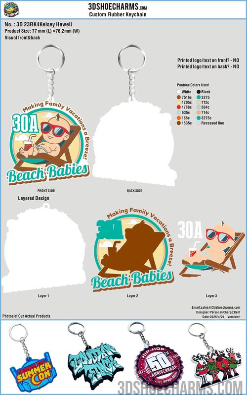 CUSTOM RUBBER KEYCHAIN-23RK4Kelsey Hewell250423