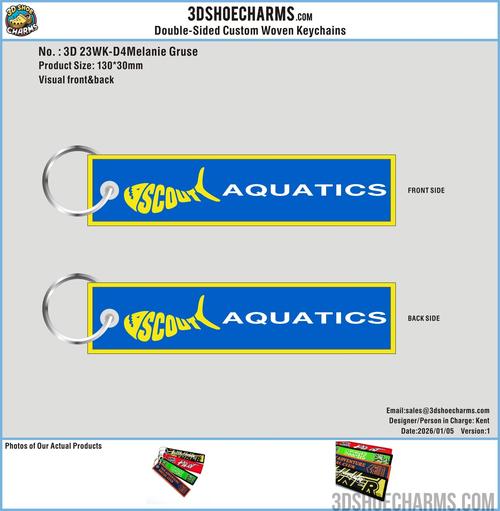 Double-Sided Custom Woven Keychains-23WK-D4Melanie Gruse260105-RE