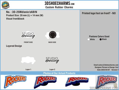 Rubber Clog Charms-25CC4Mélanie bABIN20250407