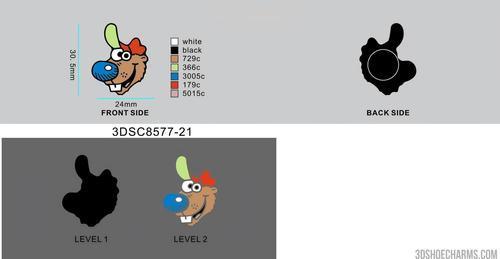 Custom Rubber Clog Charms - 20260805 - 21 -RE
