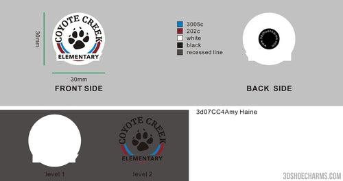 custom shoe charm 07CC4Amy Haines