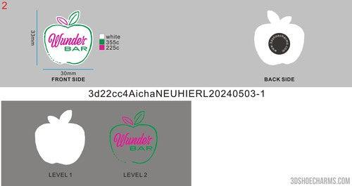 CUSTOM SHOE CHARMS-3d22cc4AichaNEUHIERL