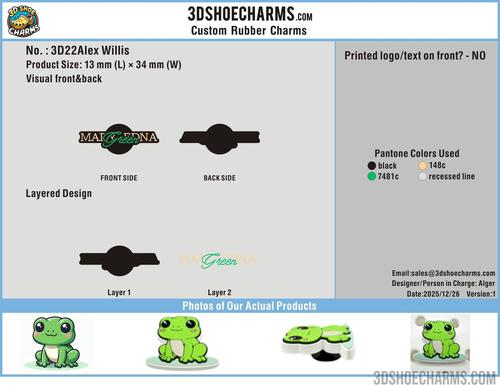 Rubber Shoe Charms-3d22cc4AlexWillis20251226