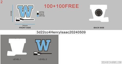 CUSTOM SHOE CHARMS-3d22cc4HenryIsaac