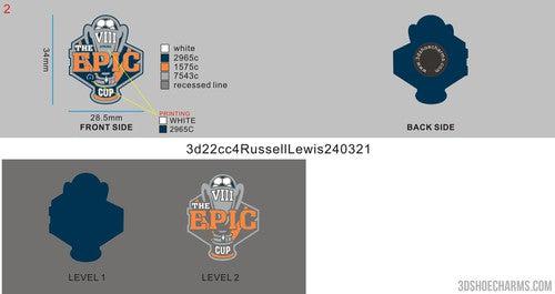 CUSTOM SHOE CHARMS -3d22cc4HannahReginatto