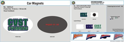 Rubber Shoe Charms × Car Magnet -3d22cc4ShelleyMorrisWalz20251019
