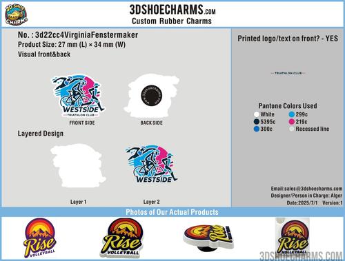 Rubber Shoe Charm 3d22cc4VirginiaFenstermaker