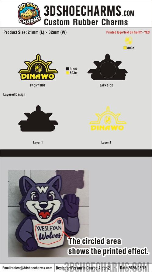 Custom Rubber Clog Charms-202608020-22-1