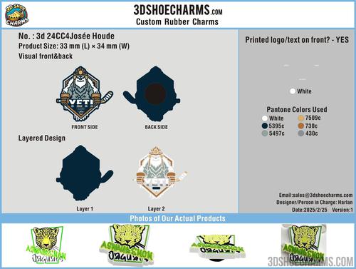CUSTOM SHOE CHARMS - 24CC4Josée Houde20250225
