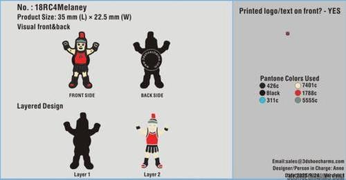 Custom Rubber Charm-18RC4Melaney250924