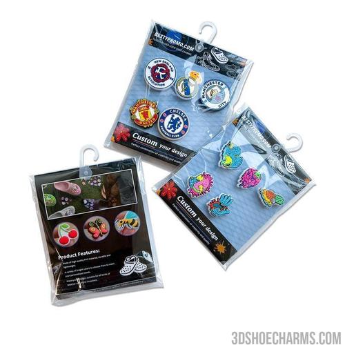 Custom Logo Clog Charms - Set of 5