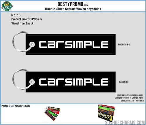 Custom Double-Sided Woven Flight Key Tag-23WK4Yonatan Salazar26310