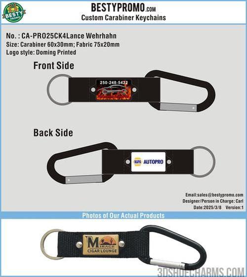 Custom Carabiner Keychains-25CK4Lance Wehrhahn