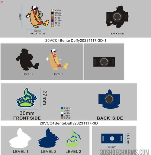 CUSTOM SHOE CHARMS-20CC4Bente Duffy-Reorder