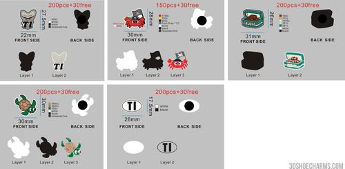 Custom Rubber Clog Charms – 20260506-20-RE