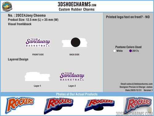 Custom shoe charms-20CC4Joey Cheema-RE