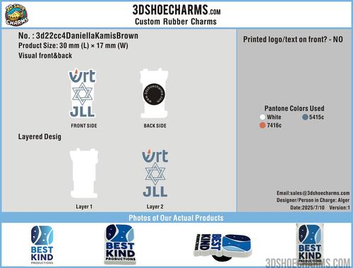 Rubber shoe Charm 3d22cc4DaniellaKamisBrown